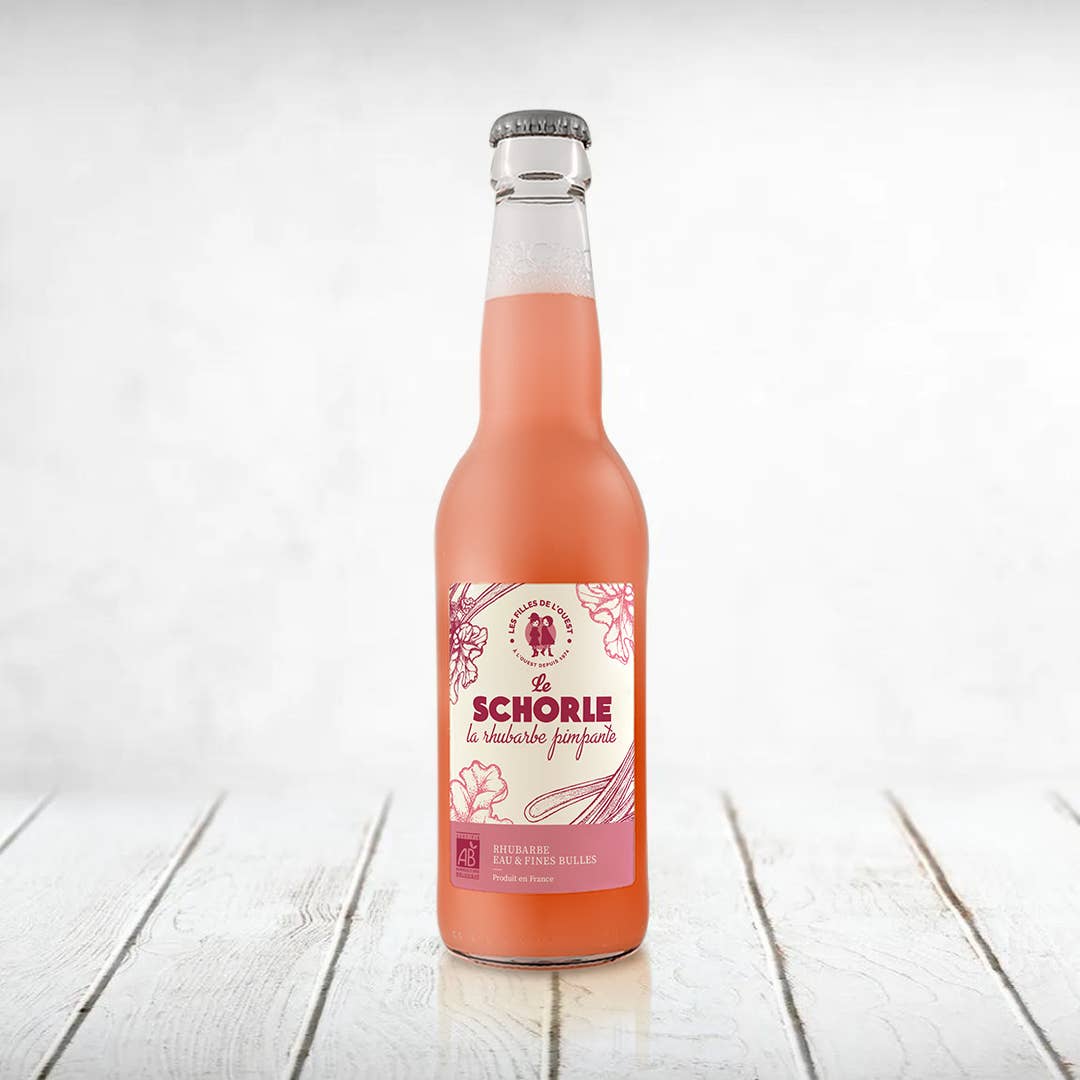 Les Filles De L'Ouest – Großhandel Soda/kohlensäurehaltiges Getränk – The Schorle Organic Dimpante Rhabarber