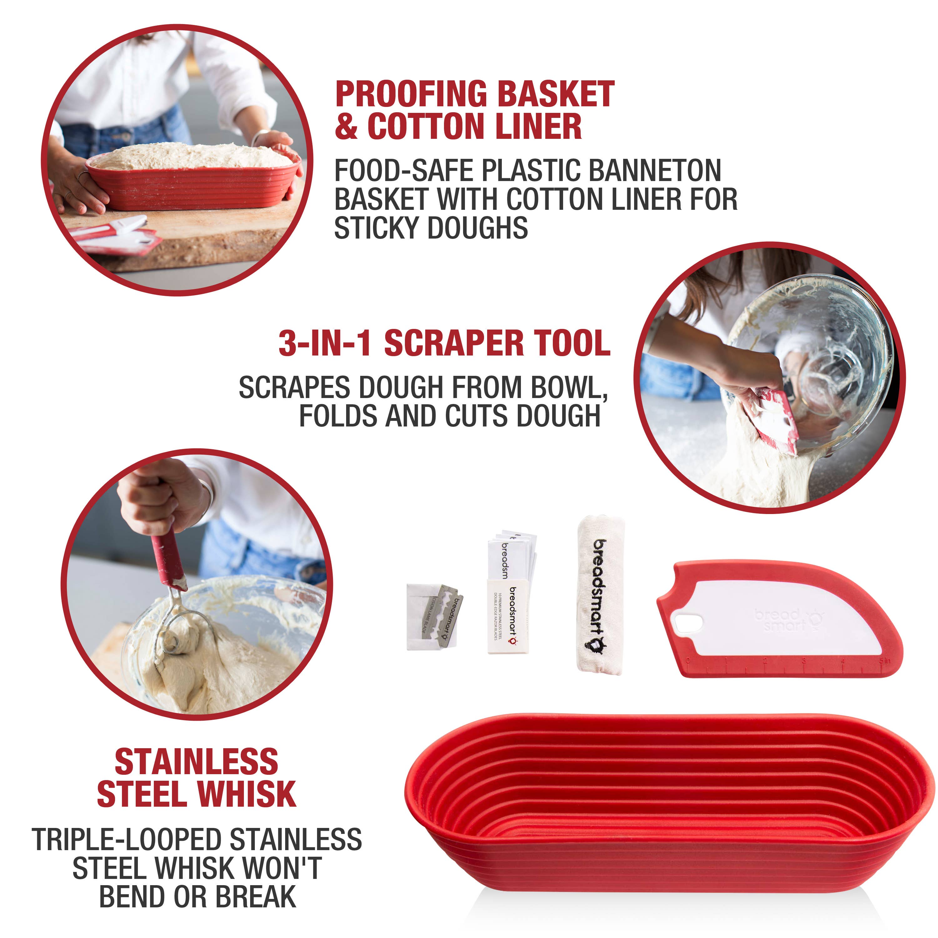 Breadsmart - Wholesale Kitchen Tool/Gadget - Breadsmart 5pc Bread Making Kit1