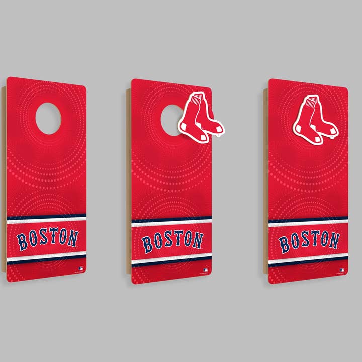 MLB Wall Art thats also Corn Hole - Boston Red Sox for wholesale by Fan Creations