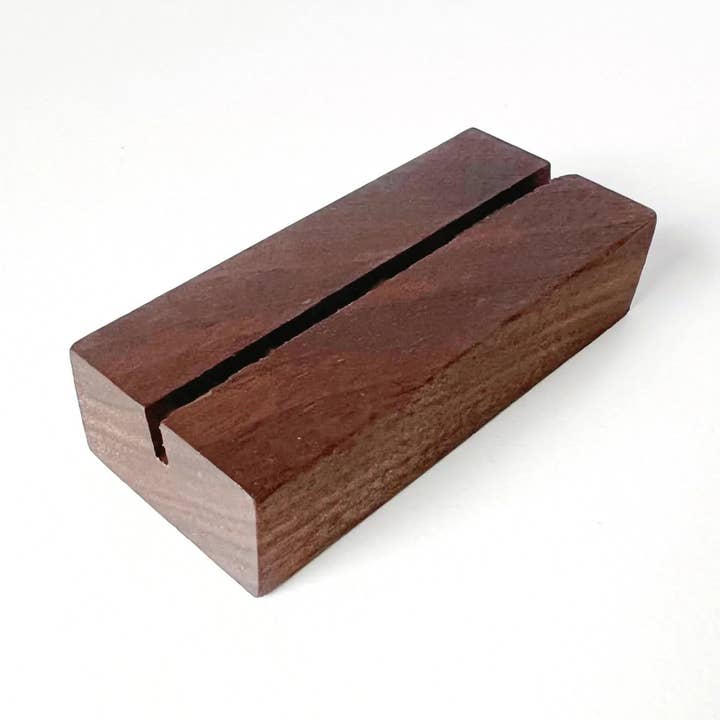 Trähållare för kort med lösning för fem kort för wholesale av emily lex studio