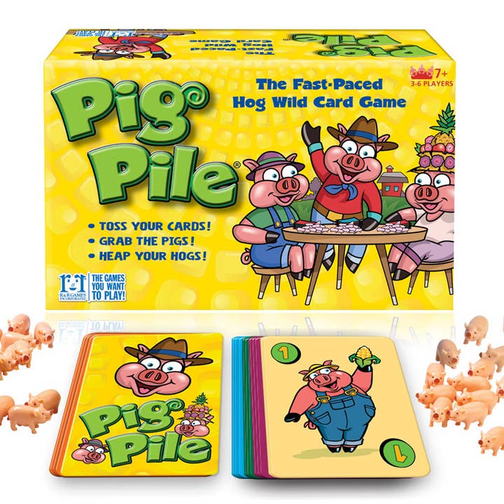 R & R Games - Wholesale Kaartspel - Pig Pile kaartspel1