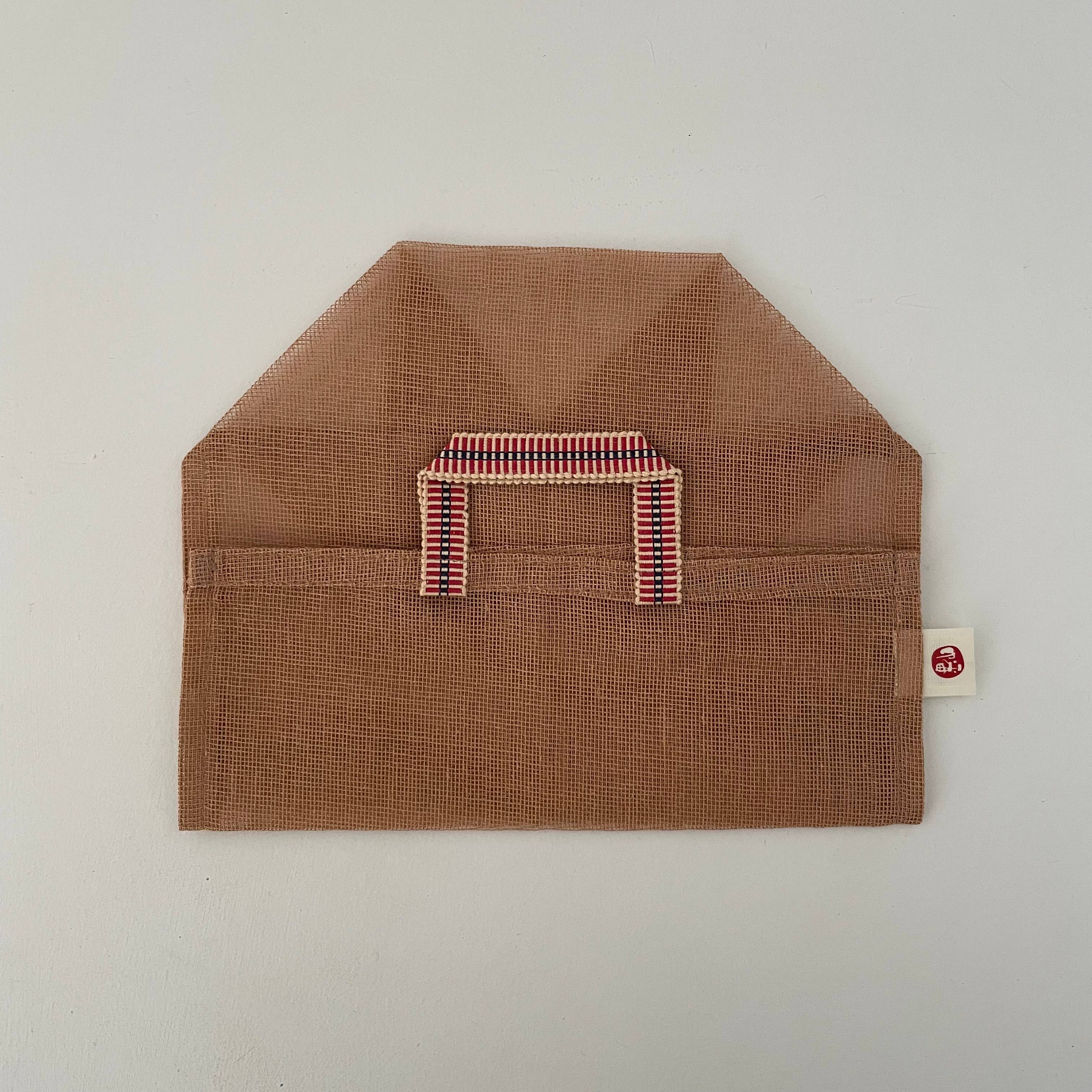 fort & field - Wholesale Grocery/Shopping Bag - 100% cotton gauze net eco produce bags with handle - medium3