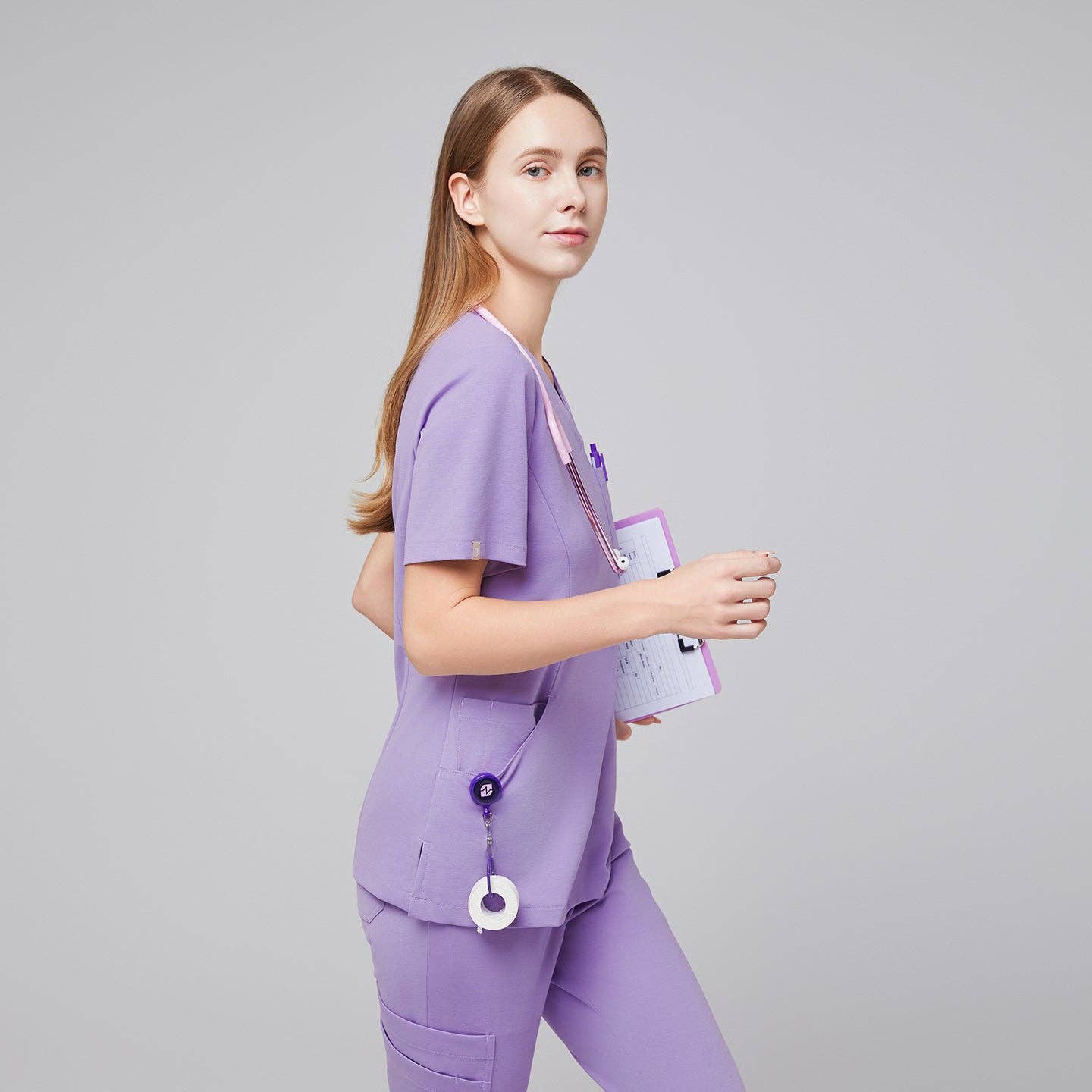 ZENIR – Engroshandel Sygeplejeruniform – til kvinder – ZENIR W-Soft stretch skrubtop til kvinder28