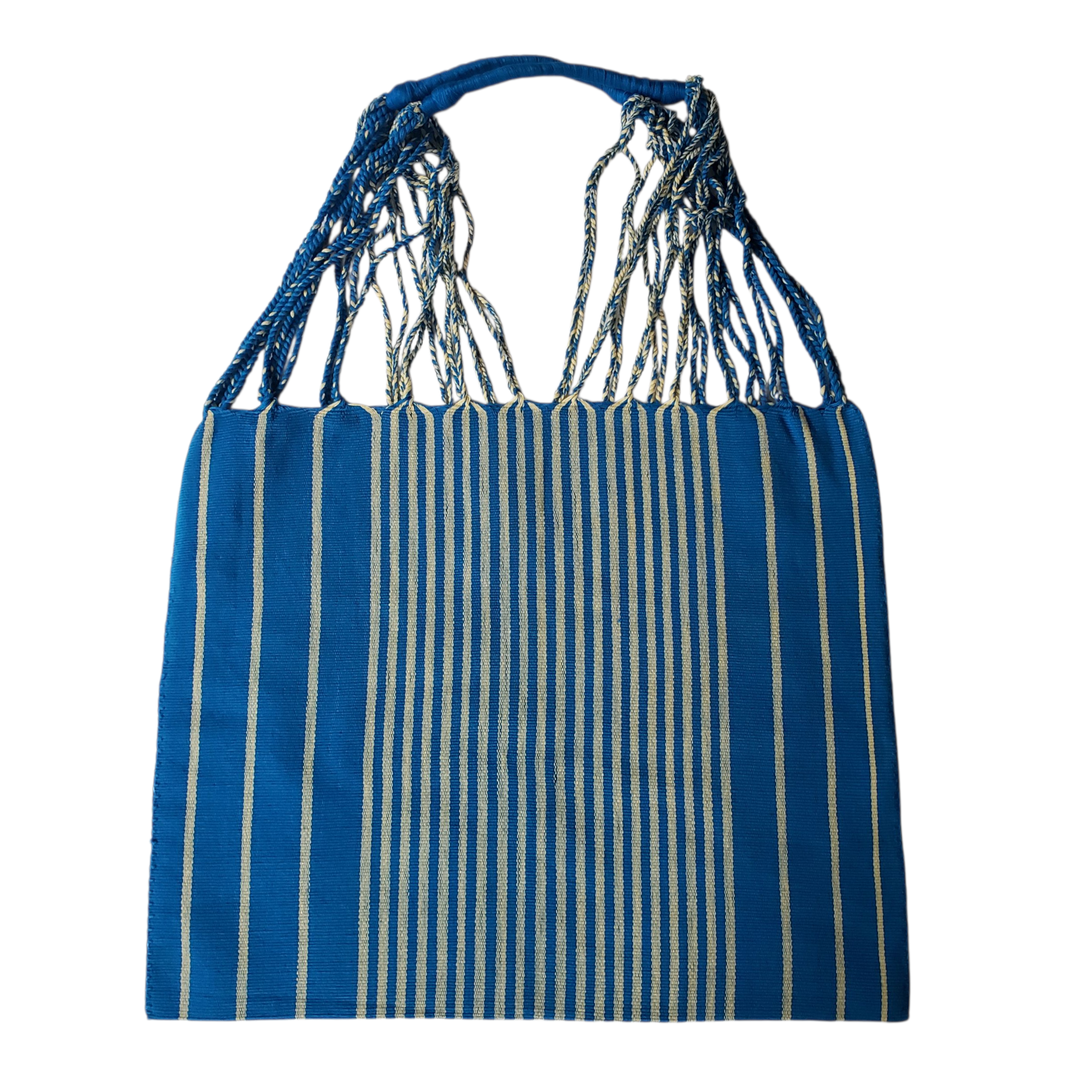 The Little Pueblo - Vente Tote bag – femme - Sac fourre-tout tissé à rayures mexicaines, hamac de Chiapas, fait main pour femme6