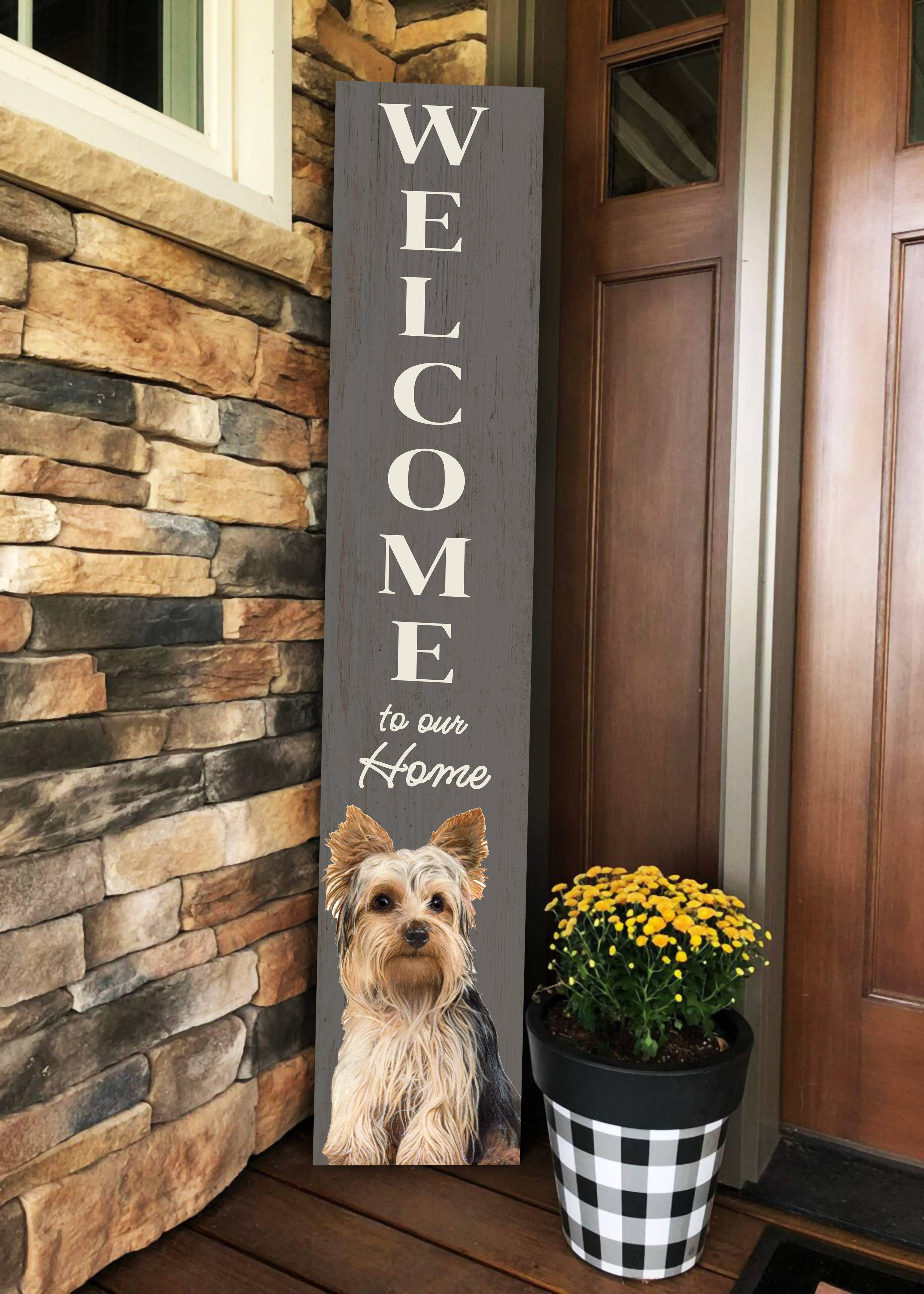E&S Pets - Wholesale Sign - Yorkie Welcome sign2