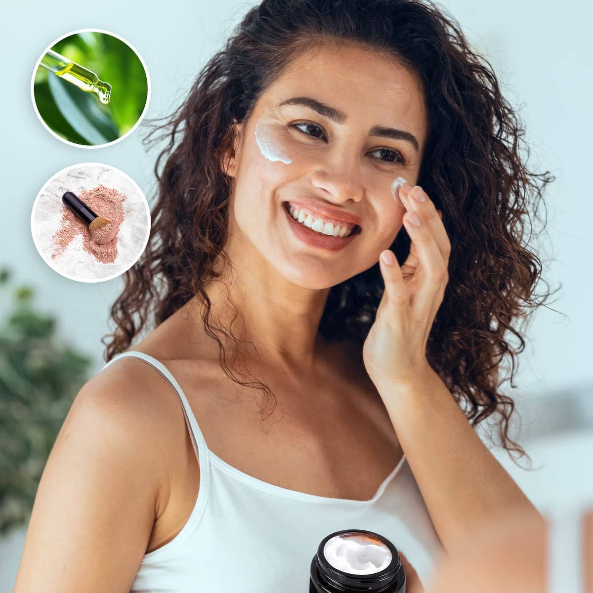 Jara Trading - Vente Pots - Pots en verre ambré pour cosmétiques, rangement, voyage, beauté10