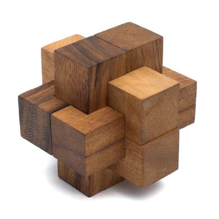 Liens : Casse-tête unique - Jouet éducatif pour améliorer les capacités de résolution de problèmes pour la vente par SMI Designs Wooden Puzzles