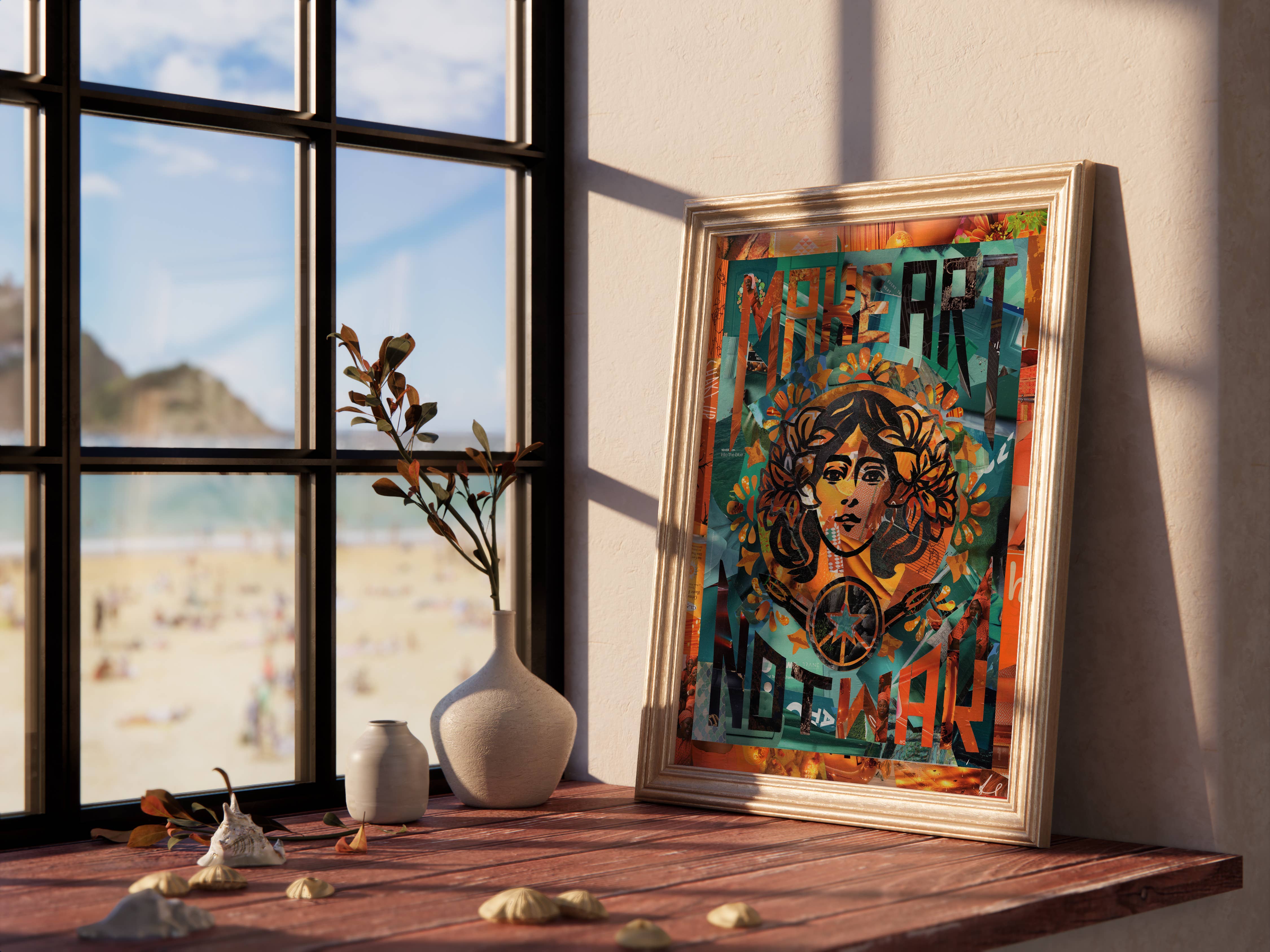 Artpoptart - Wholesale Art Print - Make Art Not War Art Print3