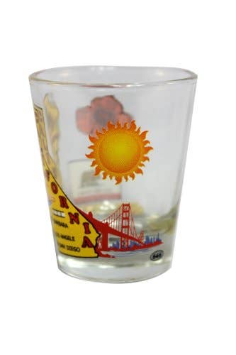 7 Star - Venta al por mayor Vaso de chupito - Vaso de chupito California State 21