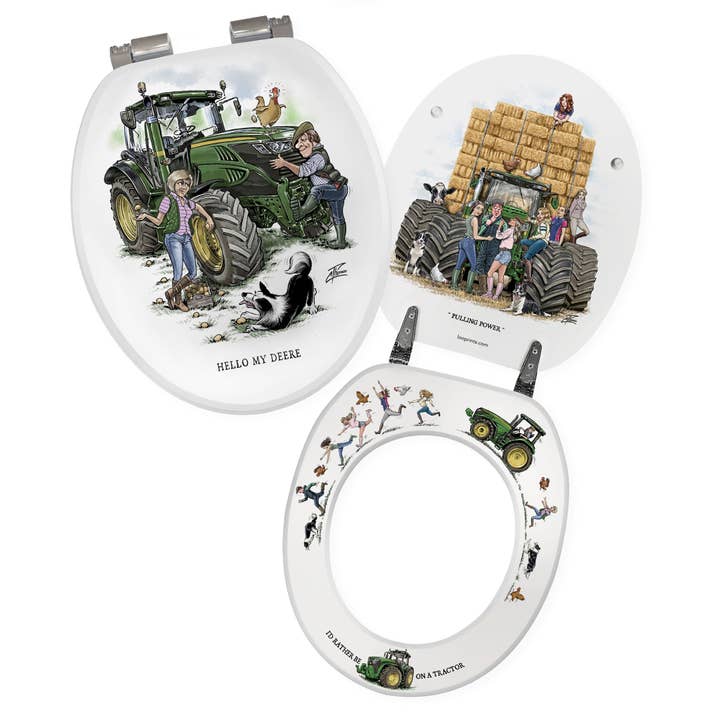 LOOPRINTS - Wholesale Toilet Seat Cover - Soft Close Toilet seat - Tractor Gifts & Farmhouse Decor1