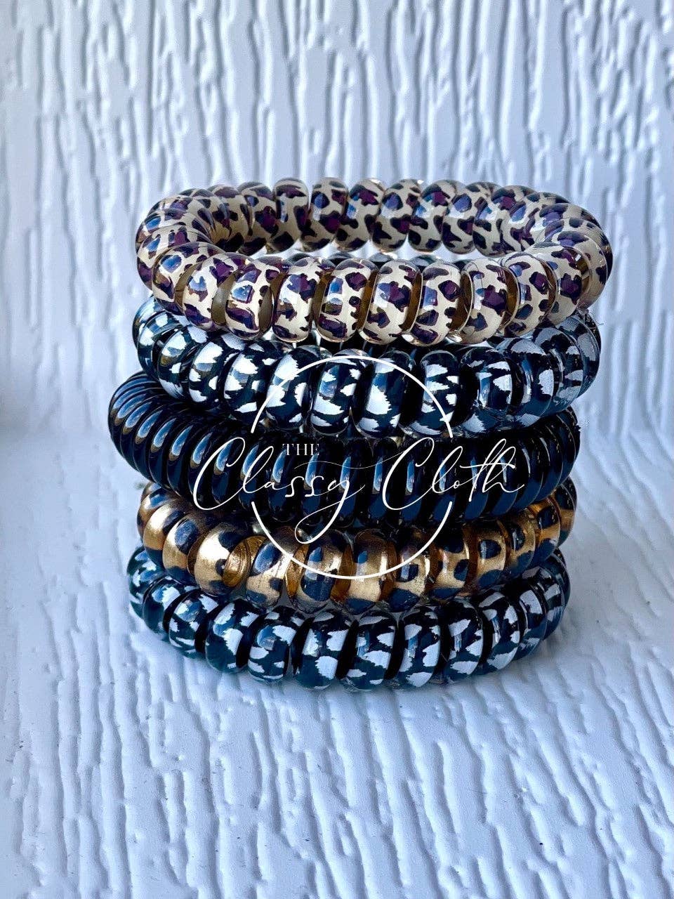 The Classy Cloth WS - Vendita all'ingrosso Elastico per capelli - Set di bobine per capelli - confezione da 5 RTS