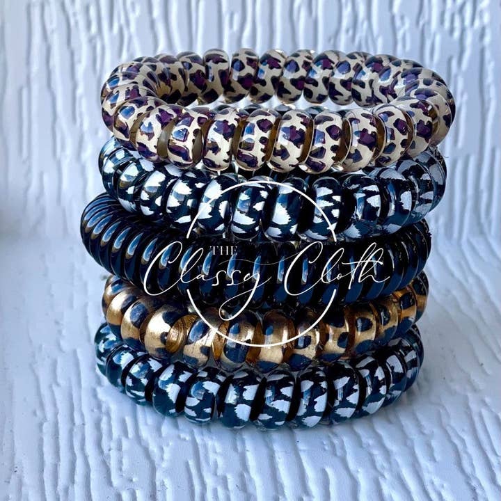 The Classy Cloth WS - Wholesale Hair Tie - Hair Coil 'Thank You!' 25 pack - RTS4