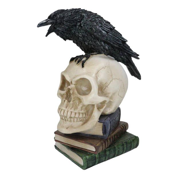 Pacific Trading - Wholesale Decorative Figurine - 14637 Alchmey Poe's Raven C/12