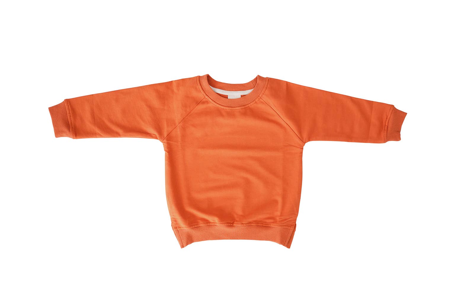 Gaia Baby Goods - Wholesale Sweatshirt - Kids - Organic Cotton Baby / Toddler Pullover in Pumpkin Orange2