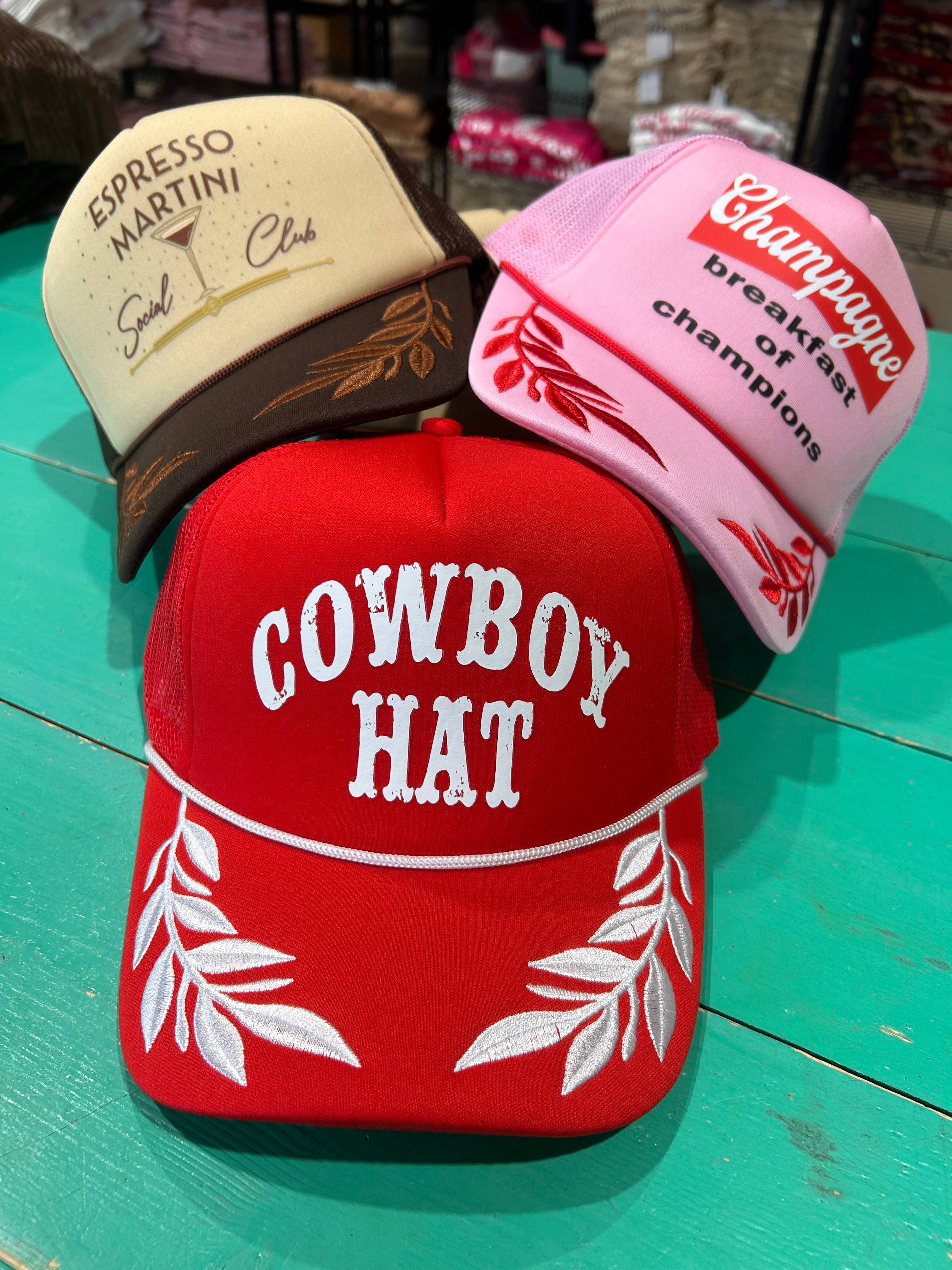 Vibes Hat Company - Wholesale Trucker Hat - Women's - Espresso Martini Social Club Trucker |Drinking Cap| Trending1