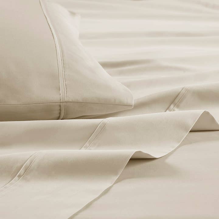 Olliix - Wholesale Sheet Set - 100% Organic Cotton 18" Deep Pocket Sheet Set, Taupe