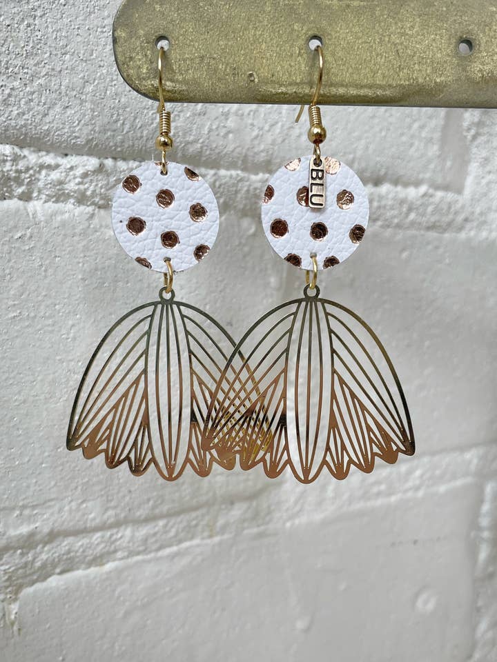 Candace earring for wholesale by Blu Gertrude