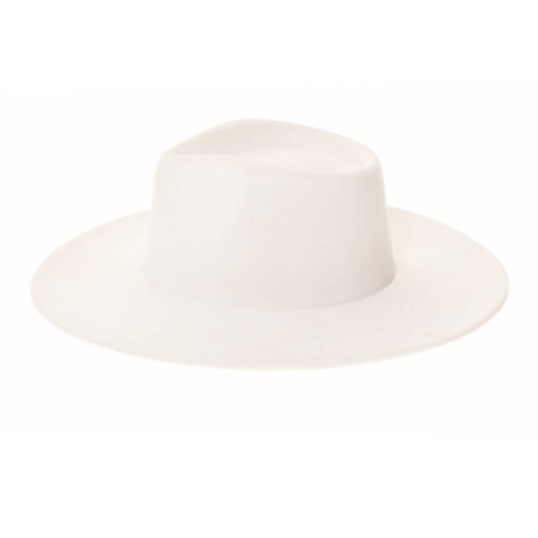 AdornWise - Wholesale Fedora - Women's - Vegan Suede Wide Brim Rancher Hat7