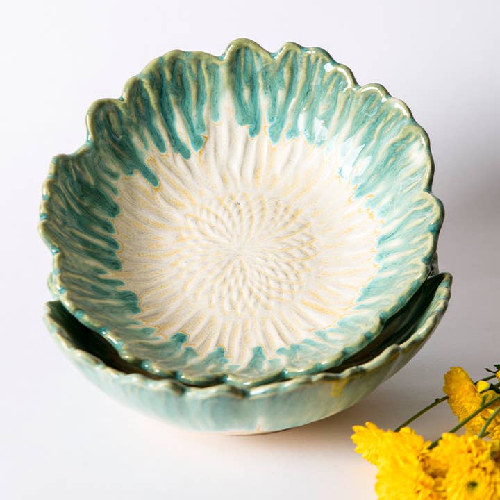 Daisy Bowl, 7.5 x 2.5 Inches for wholesale by Casa Amarosa