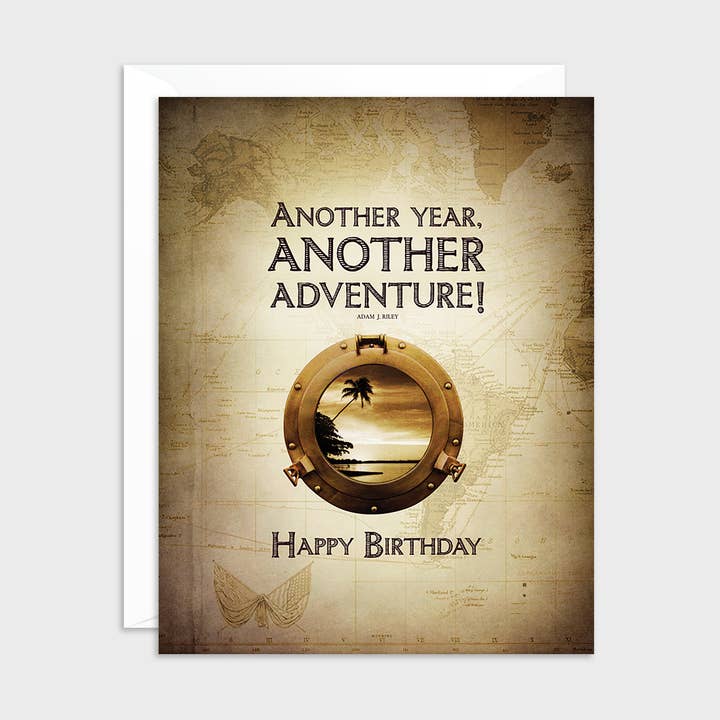 Endnu et eventyr - Nautisk fødselsdagskort - 6 stk. for engroshandel hos Blu Ink Press, Inc.