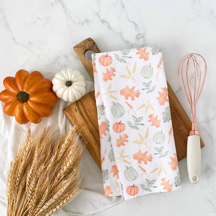 Harvest Fall Decorative Kitchen Towel for wholesale by Simply Lauren at Home