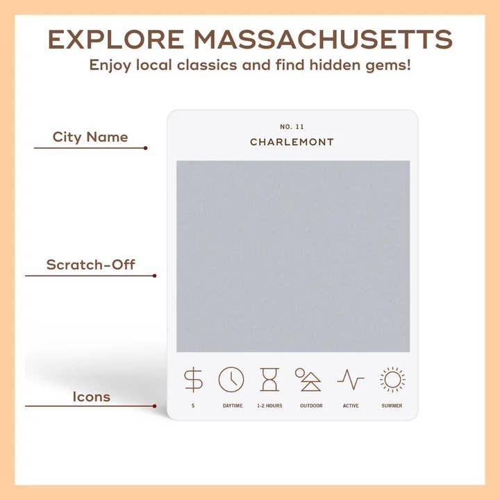 Reach International Outfitters - Wholesale Card Game - Massachusetts Adventure Bucket List