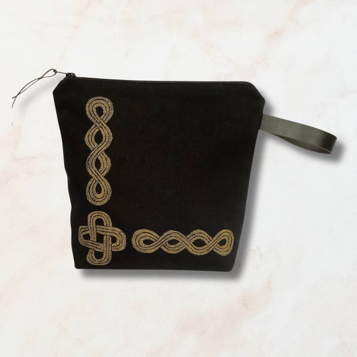 Stor herrnecessär i canvas med läderhandtag för wholesale av Raina Atelier