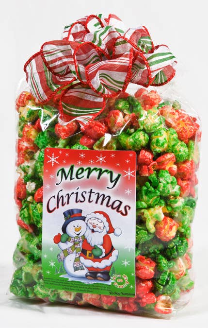 Yo Pop Yummies - Wholesale Popcorn - Christmas Popcorn  Large Bag0