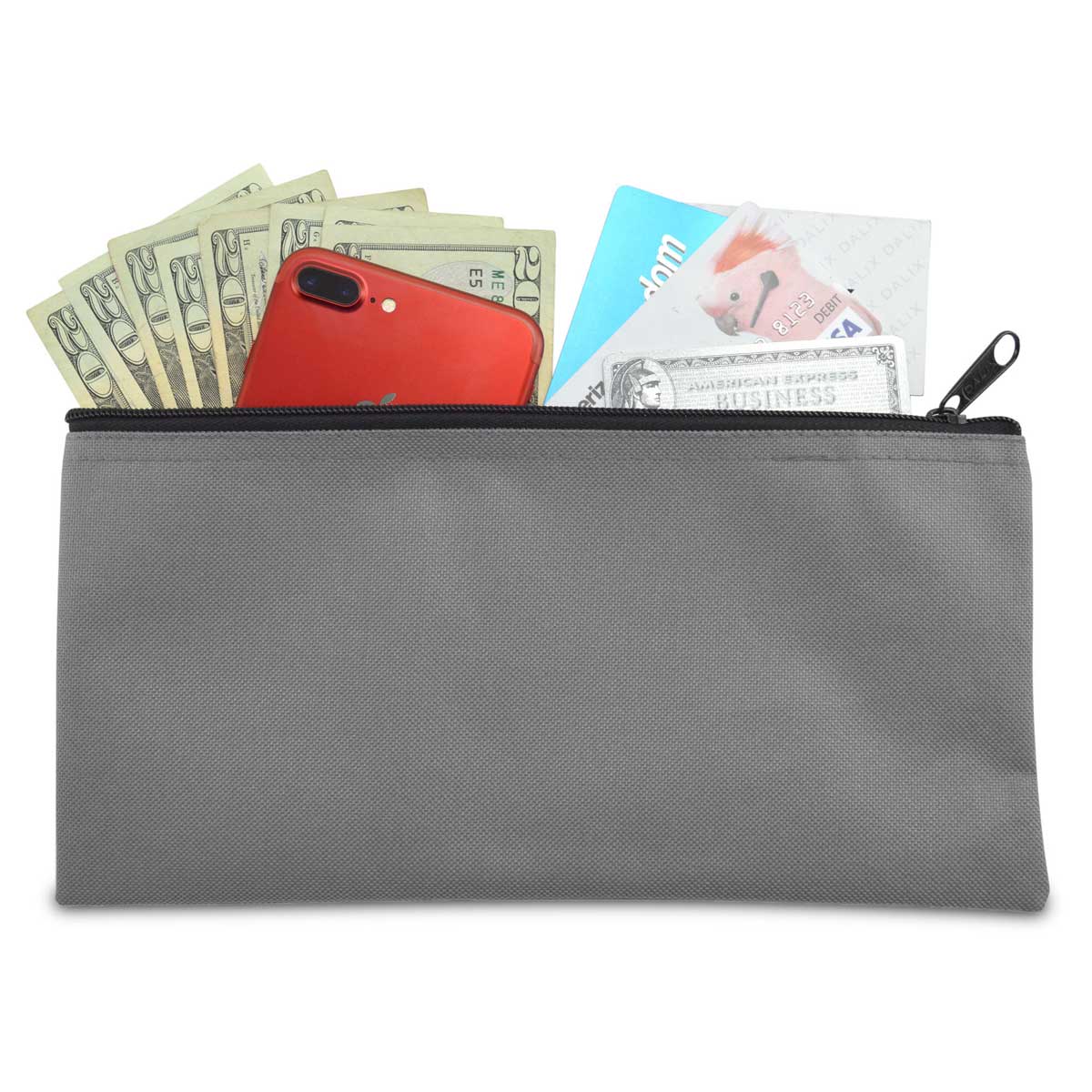 Dalix - Wholesale Pouch - Women's - DALIX Zipper Bank Deposit Money Bags Cash Coin Pouch 6 Pack14