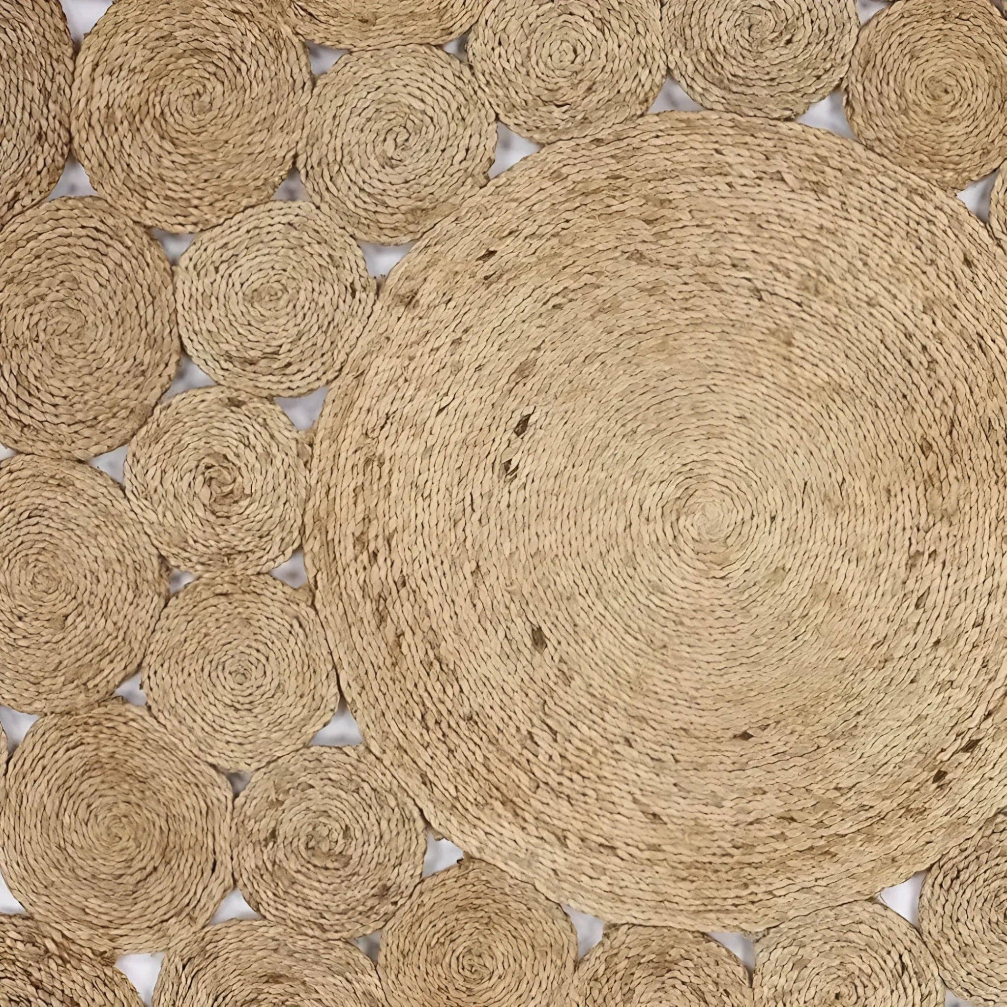 Maia Homes - Vente Tapis - Tapis rond en jute naturel Bria3