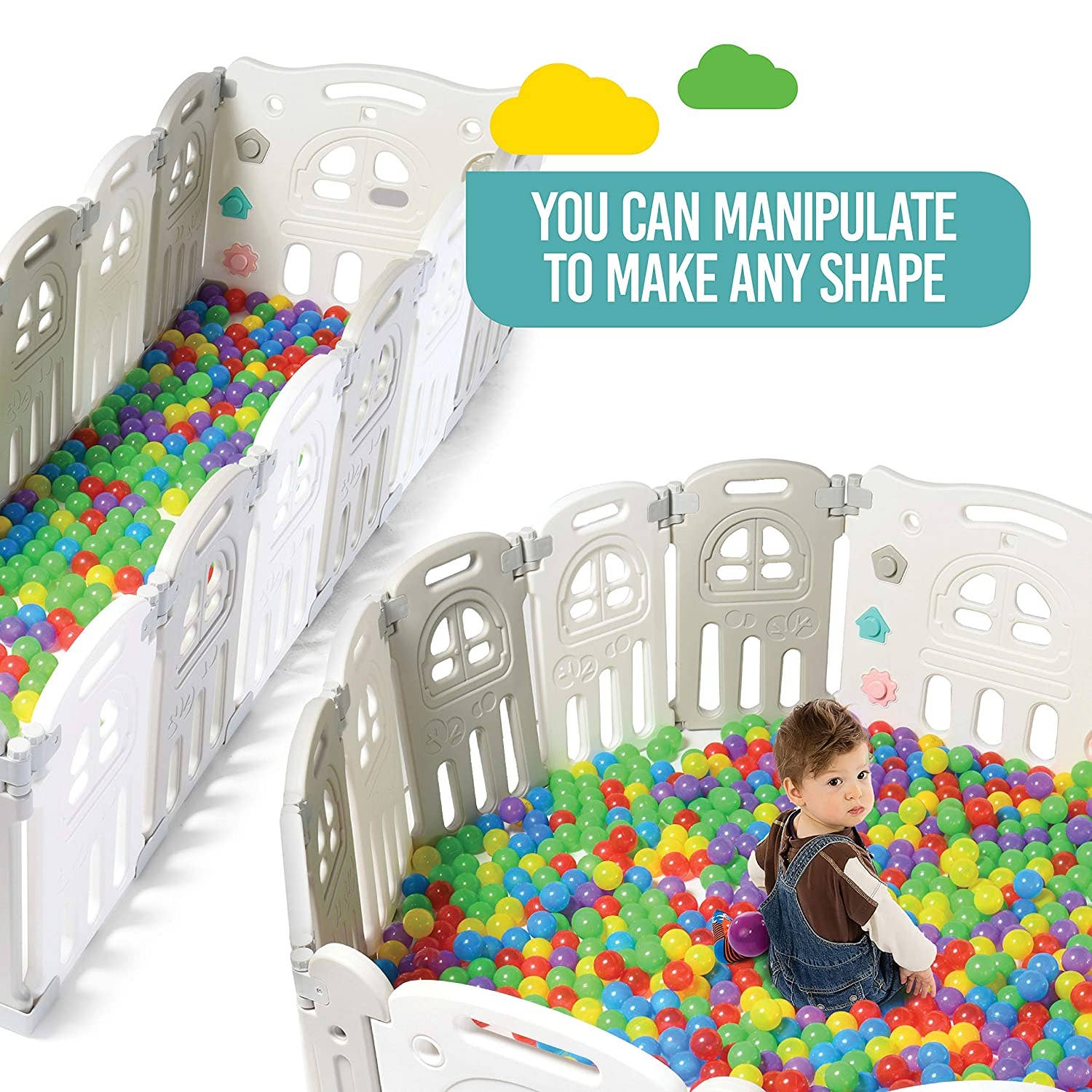 Play22 – wholesale Play mat – Kids & baby – Baby Playpen Large Activity Safety Play Center - 14 Panels6