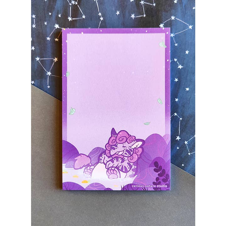 Baku Spa Day • Notepad for wholesale by Curious Nature Studio