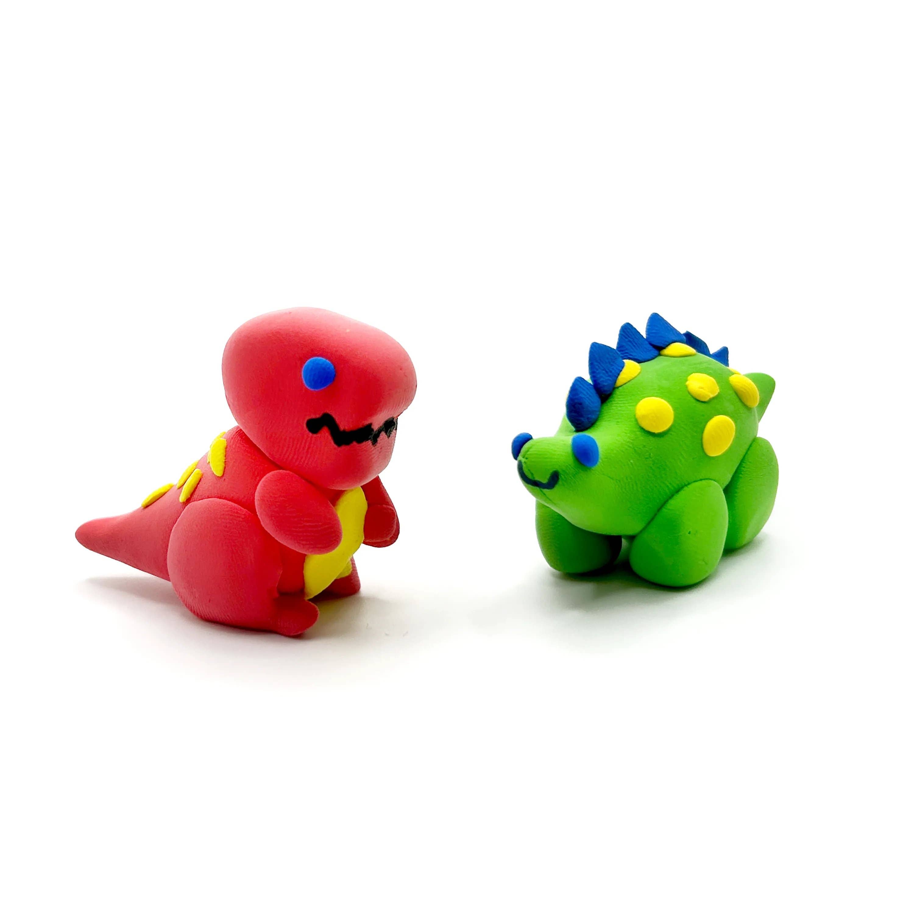 OOLY - Wholesale DIY Craft Kit - Kids - Creatibles: Air Dry Clay BFFs Kit - Dino. Pals (Set of 4 Col3
