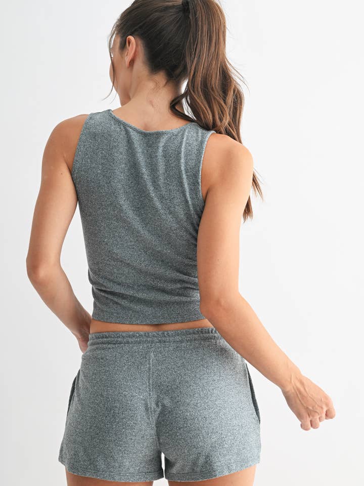 Mono B - Wholesale Tank Top - Women's - Brushed Hacci Lounge Tank Top19