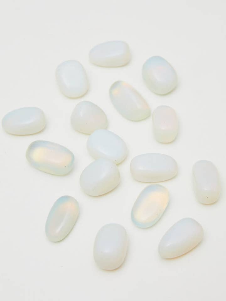 Opalite Polished Healing Crystal Tumblestone for wholesale by Femme Luxe