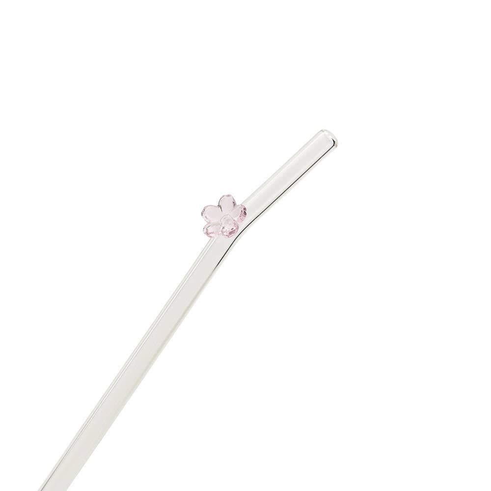 IVORE.GROUP (We cover All Import duty) – wholesale Drinking straw – Creative Colored Flower Glass Straw – Reusable Straws1