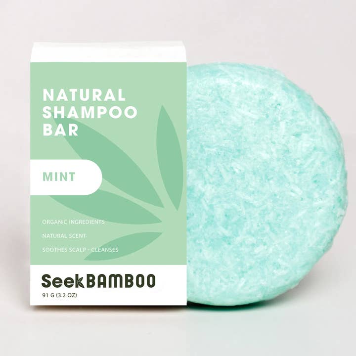 Mint Shampoo Bar for wholesale by Seek Bamboo