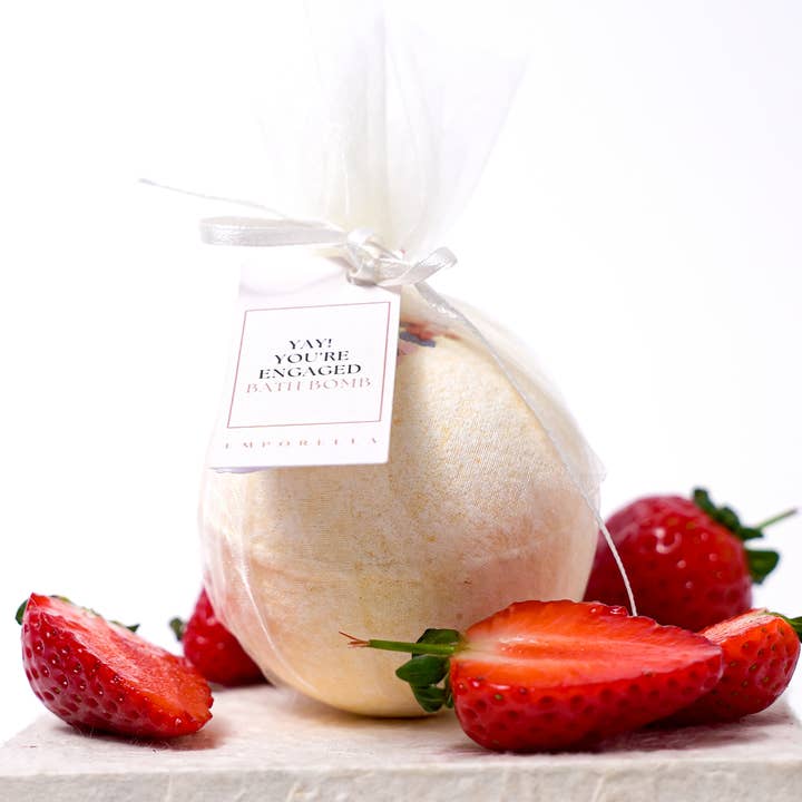 'Yay! You're Engaged' bath bomb by Emporella | Wedding Gift for wholesale by Emporella