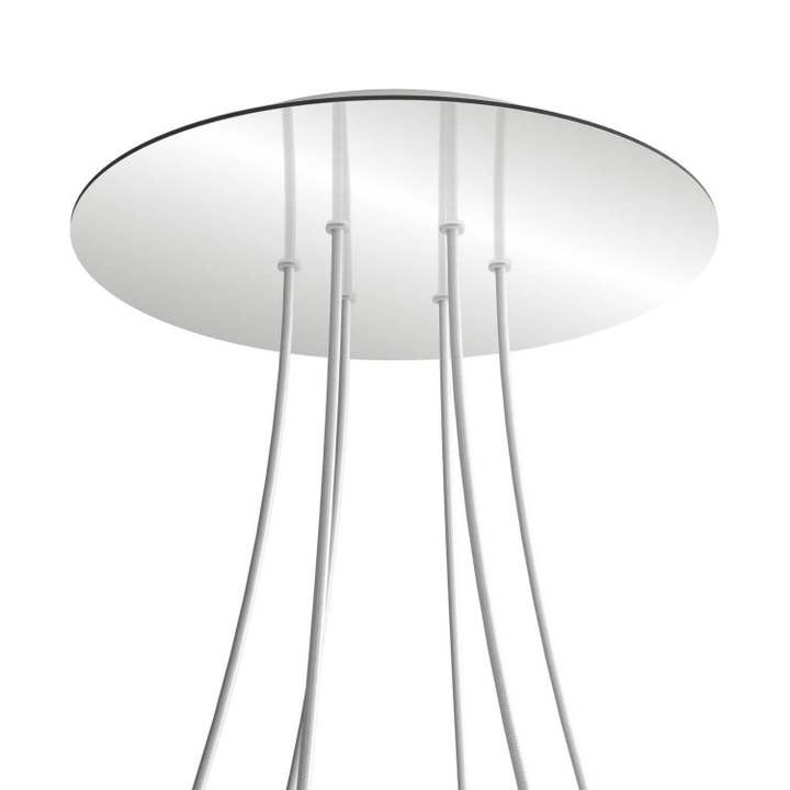 Rosette XXL Rose-One rund, diameter 400 mm med 6 huller og 4 huller for engroshandel hos LIGHTINUP S.R.L.