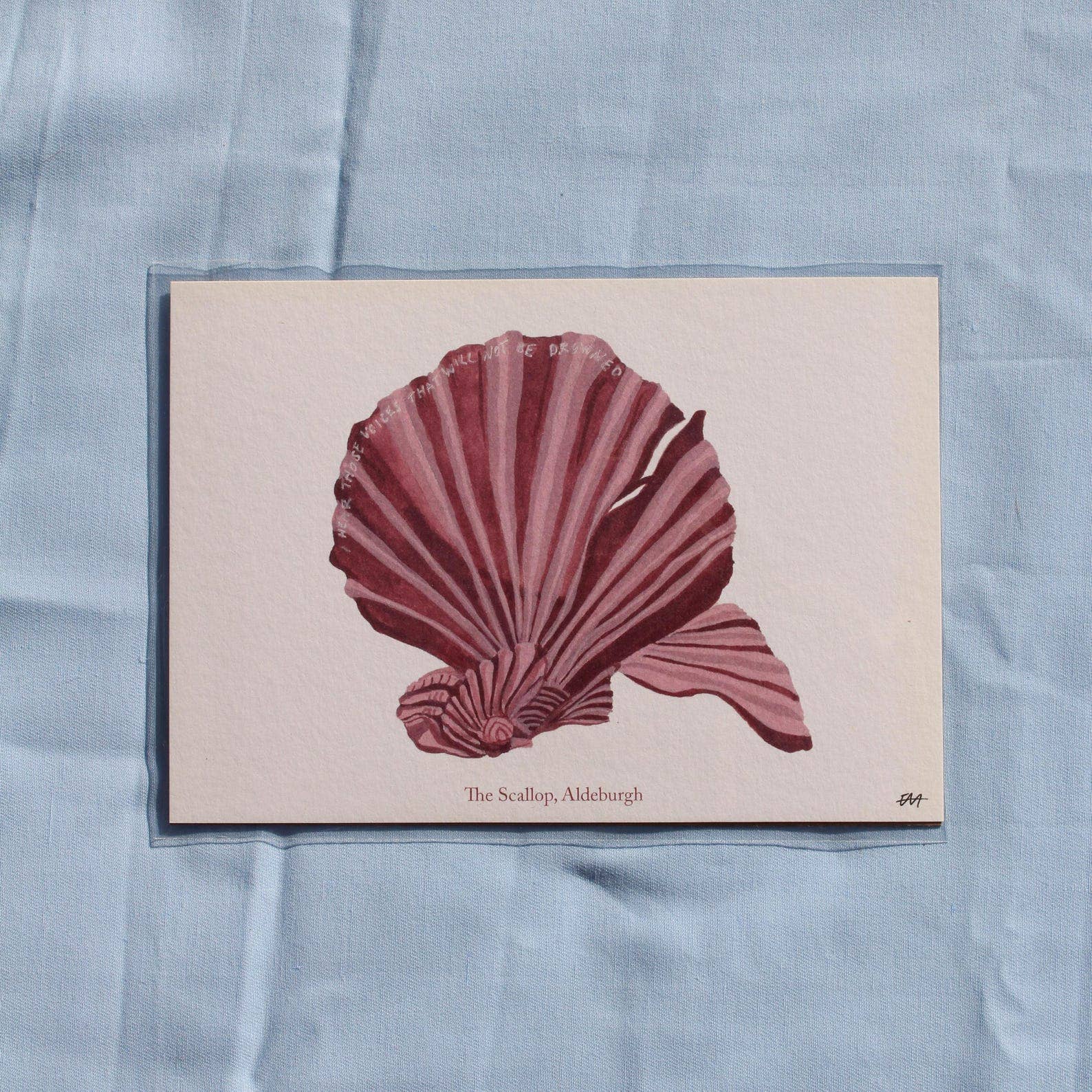 Emma Holmes Art - Wholesale Art Print - The Scallop, Aldeburgh – A5 Art Print1