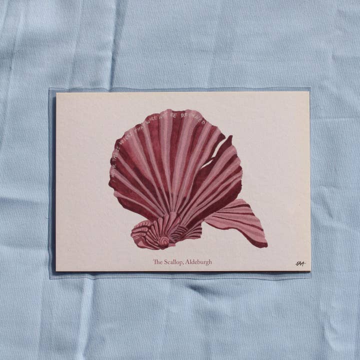 Emma Holmes Art - Wholesale Art Print - The Scallop, Aldeburgh – A5 Art Print1