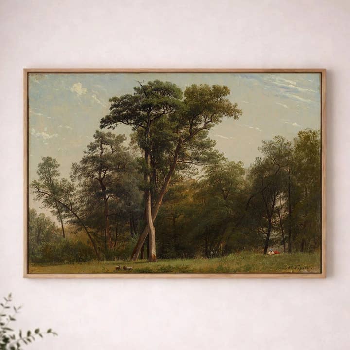 They Shall Grow Like the Cedars - Vintage Landscape Canvas Art – Timeless Scenic Wall Decor for wholesale by Forever Written