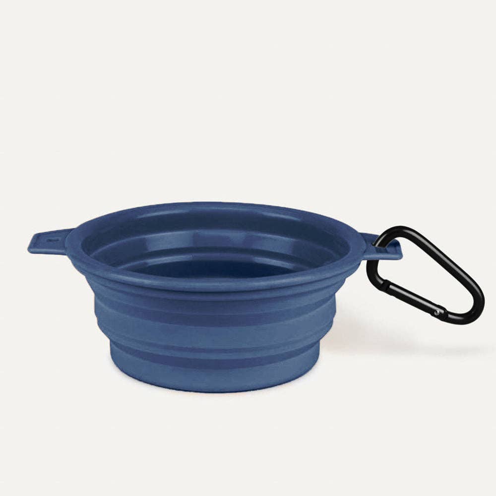 Tilley + Me - Wholesale Pet Bowl - Cat/Dog - Desert Tones Travel Collapsible Pet Bowl with Carabiner Clip13
