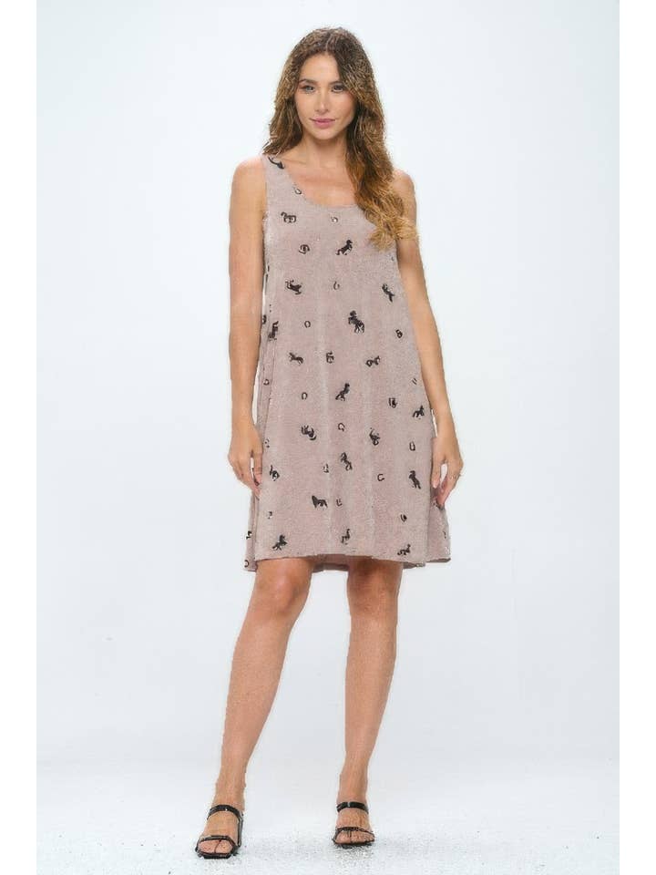 CC Wholesale Clothing - Wholesale Dress – Women's - Print Short Tank Dress2