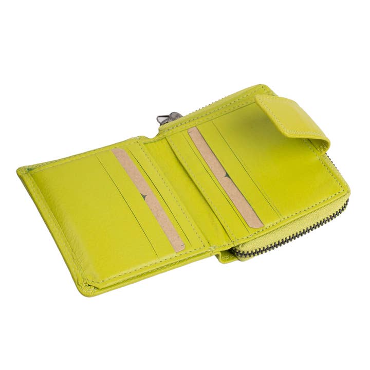 Greenwood - Wholesale Wallet - Unisex - Akiro women's small leather wallet with zip pocket26