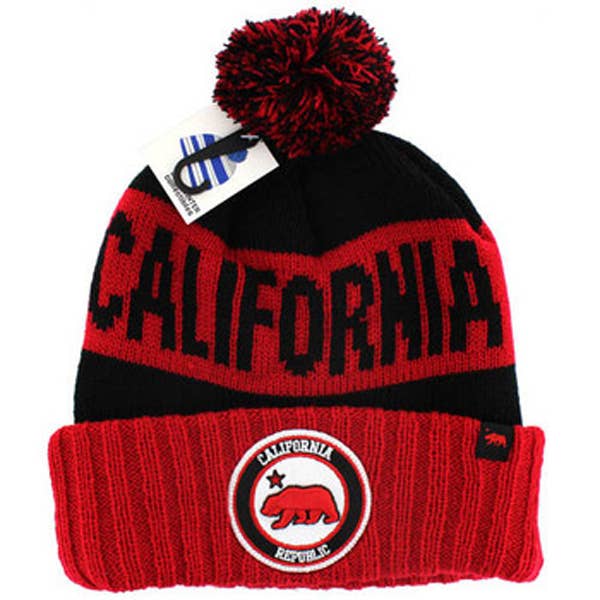 California Pom Pom Beanie – Hat, Warm & Comfort for wholesale by S & J Gift Inc