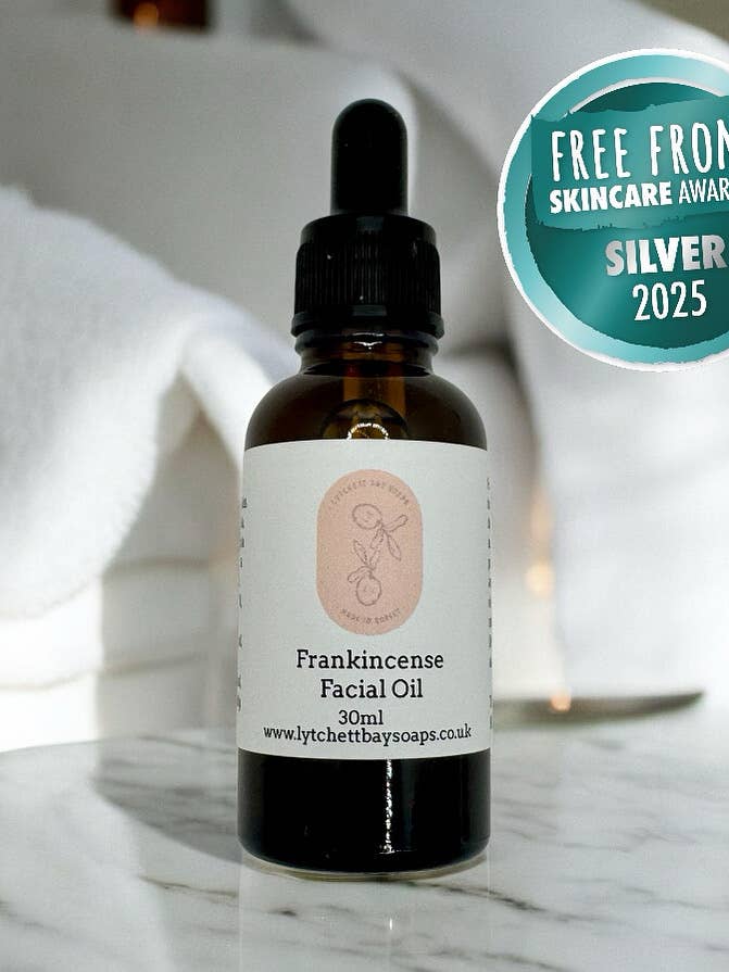 Frankincense Facial Oil - 30ml for wholesale by Lytchett Bay Soaps