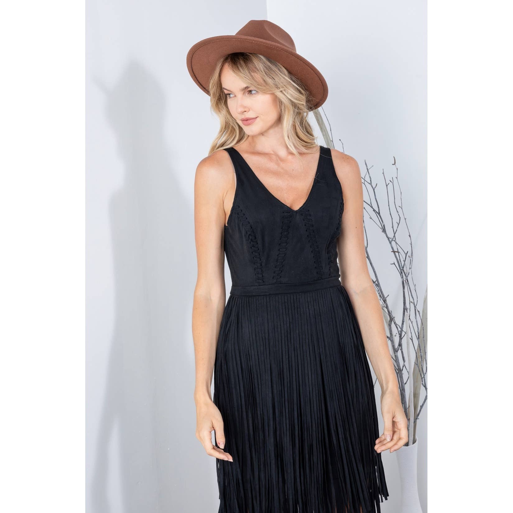 REVEROF – wholesale Klänning - Dam – SÖDRA FRANS MOCKA KLÄNNING7