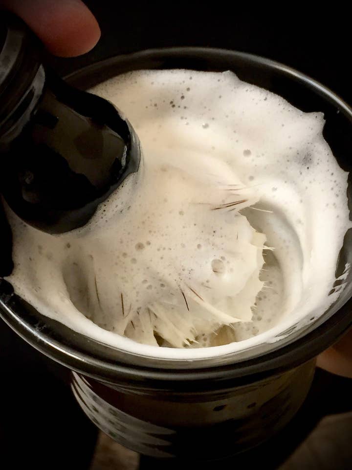 Unscented Shave Soap | Thor's Hammer Unscented Shaving Soap Puck | Wet Shave Soap | Viking Shave Soap | Organic Goat Milk & Bentonite Clay for wholesale by Freyja's Magic