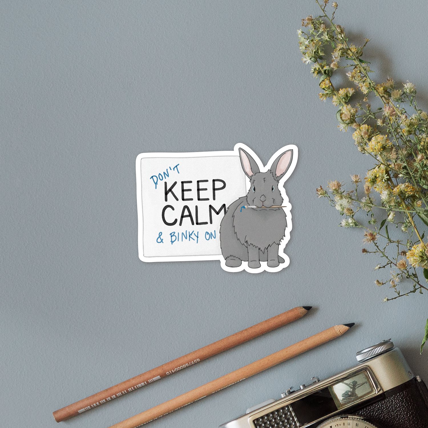 Le Petit Lapin Art Studio - Wholesale Sticker - Binky Bunny Sticker1